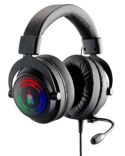 Ακουστικά gaming Spartan Gear -Myrmidon 3, μαύρο - 1
