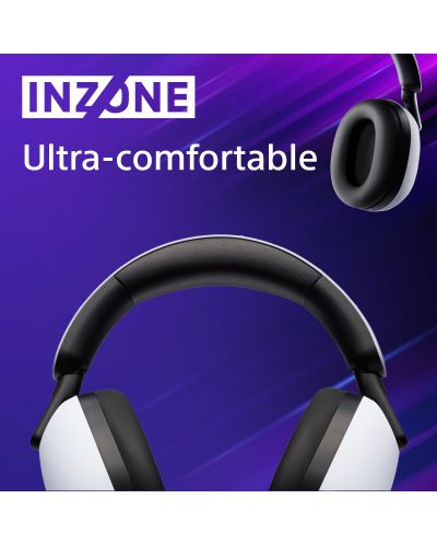 Gaming ακουστικά Sony - Inzone H9, PS5, ασύρματα, λευκά - 5