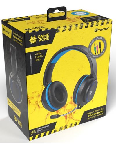Ακουστικά gaming  Tracer - GameZone Dragon, μπλε/μαύρο - 5