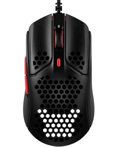 Gaming ποντίκι HyperX - Pulsefire Haste, οπτικό, μαύρο/κόκκινο - 1