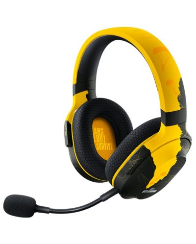 Ακουστικά gaming Razer - Barracuda X 2022 - PUBG Ed., ασύρματο, μαύρο/κίτρινο - 1