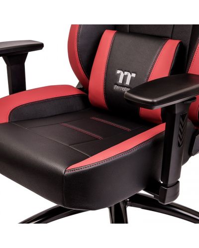 Καρέκλα παιχνιδιού Thermaltake - U Comfort, μαύρο/κόκκινο - 6