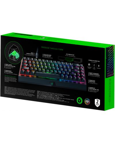 Πληκτρολόγιο Gaming Razer - BlackWidow V3 Mini HyperSpeed/Green, μαύρο - 7
