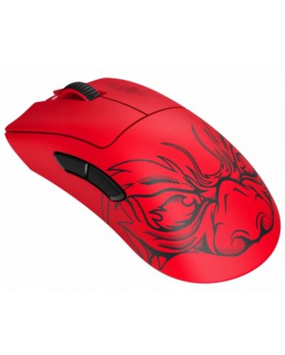 Ποντίκι gaming Razer - DeathAdder V3 Pro Faker Edition, οπτικό, ασύρματο, κόκκινο - 2