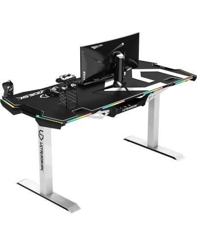 Γραφείο gaming Ultradesk - Force, λευκό - 5