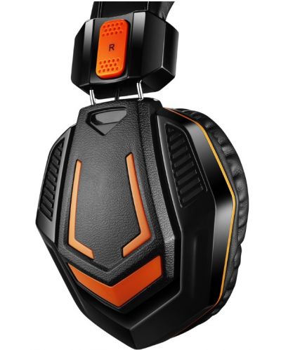 Ακουστικά gaming Canyon - Fobos GH-3A, μαύρο/πορτοκαλί - 3
