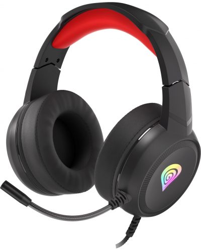 Ακουστικά gaming Genesis - Neon 200, Black/Red - 1
