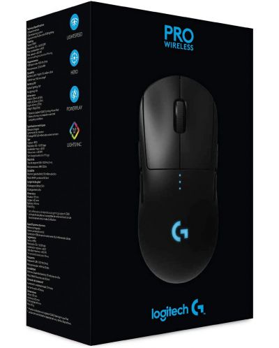 Gaming ποντίκι Logitech - G Pro, Οπτικό , 16K DPI, ασύρματο, μαύρο - 9