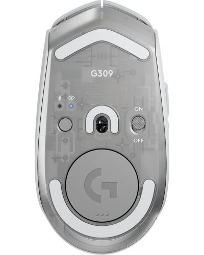 Ποντίκι gaming Logitech - G309 LIGHTSPEED, οπτικό, ασύρματο, λευκό - 6