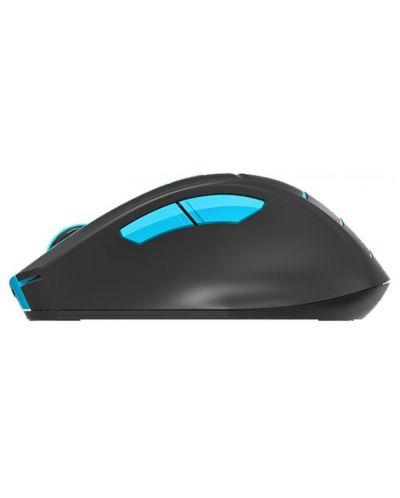 Gaming ποντίκι A4tech - Fstyler FG30S, οπτικό ασύρματο, μαύρο/μπλε - 6