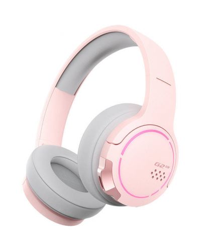 Ακουστικά gaming Edifier - Hecate G2BT, ασύρματα, ροζ - 1