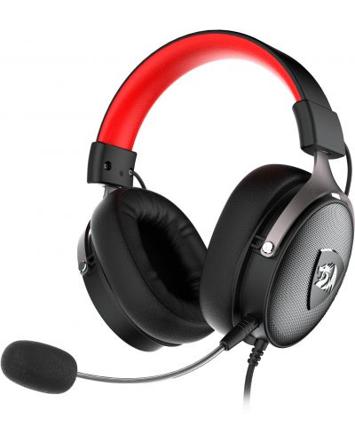 Gaming ακουστικά  Redragon - Icon H520-BK, μαύρα - 1