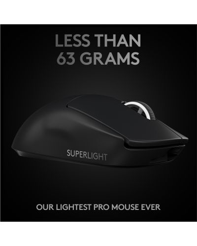 Gaming ποντίκι Logitech - PRO X SUPERLIGHT, ασύρματο, μαύρο - 5