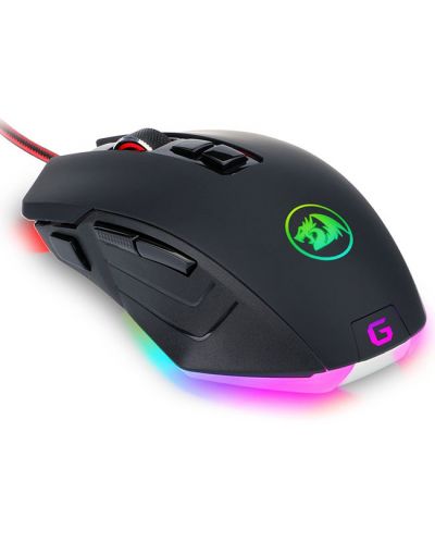 Gaming ποντίκι Redragon - Dagger2 M715, οπτικό, RGB, μαύρο - 3