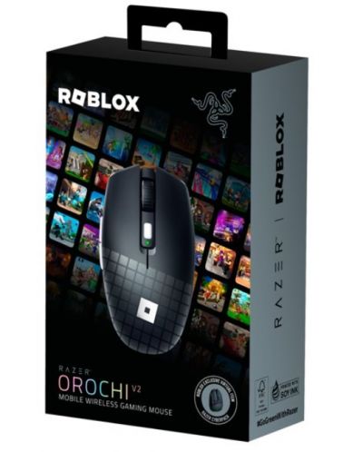 Ποντίκι gaming Razer - Orochi V2 Roblox Ed., οπτικό, ασύρματο, μαύρο - 5