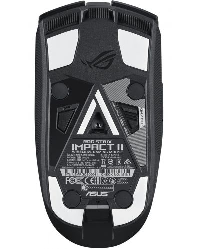 Gaming ποντίκι ASUS - ROG Strix Impact II, οπτικό, ασύρματο, μαύρο - 7