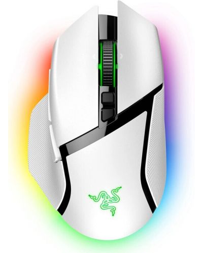 Ποντίκι gaming Razer - Basilisk V3 Pro, οπτικό, ασύρματο, λευκό - 1