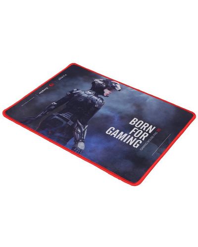 Gaming pad Marvo - G15, M, μαλακό, μαύρο/κόκκινο - 2
