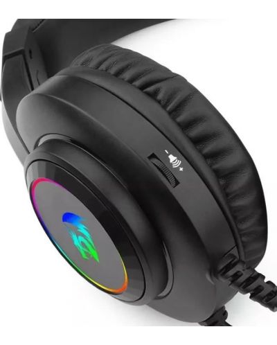 Gaming ακουστικά με μικρόφωνο Redragon - Hylas H260RGB, μαύρα - 3