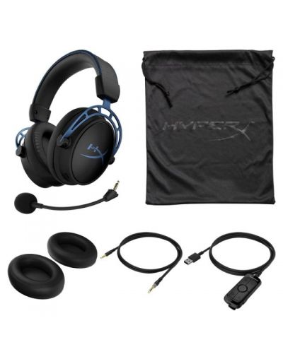 Ακουστικά Gaming HyperX - Cloud Alpha S, 7.1, μαύρα/μπλε - 6