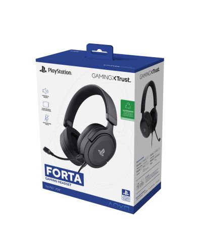 Ακουστικά gaming Trust - GXT 498 Forta, PS5, μαύρα  - 6
