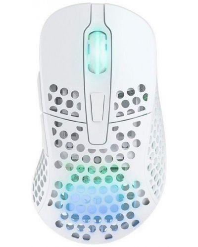 Gaming ποντίκι  Xtrfy - M4, οπτικό, ασύρματο, άσπρο - 1