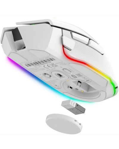 Ποντίκι gaming Razer - Basilisk V3 Pro, οπτικό, ασύρματο, λευκό - 3