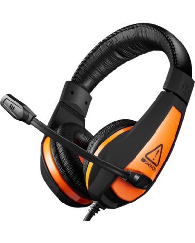 Gaming ακουστικά Canyon - Star Raider GH-1A, μαύρα/πορτοκαλί - 2