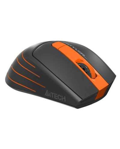 Gaming ποντίκι A4tech - Fstyler FG30S, οπτικό ασύρματο, πορτοκαλί - 5