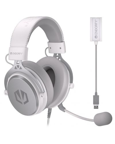 Ακουστικά gaming Endorfy - Viro Plus, Onyx White - 8