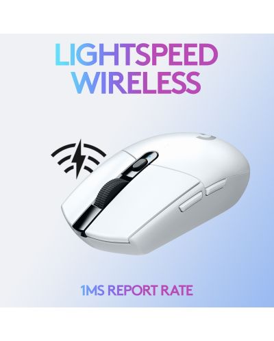 Gaming ποντίκι Logitech - G305 Lightspeed, Οπτικό , λευκό - 4