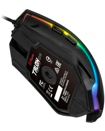 Σετ gaming Thermaltake - ποντίκι Talon Elite RGB, οπτικό, pad, μαύρο - 4