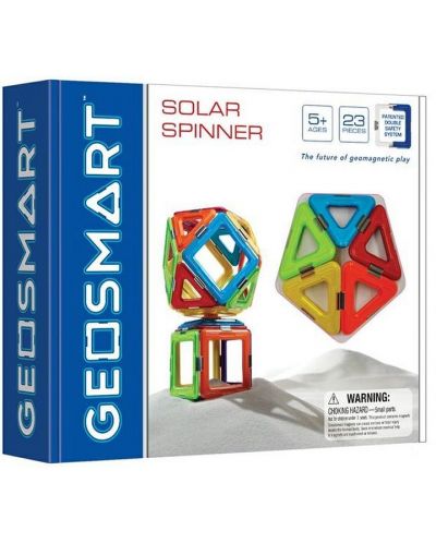Μαγνητικός κατασκευαστής Smart Games Geosmart - Solar Spinner - 1