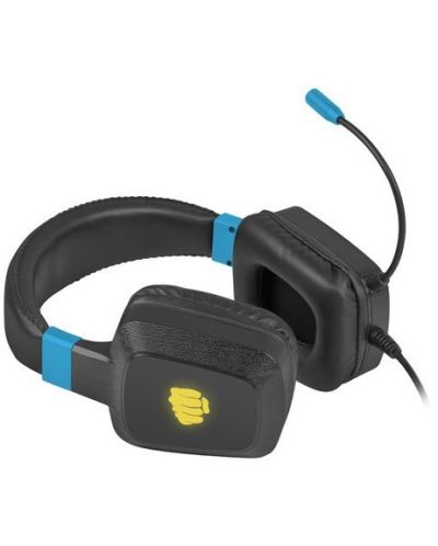 Gaming ακουστικά Fury - Raptor, μαύρα/μπλε - 3