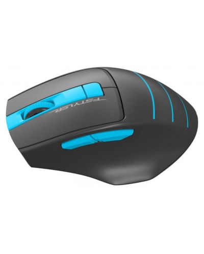 Gaming ποντίκι A4tech - Fstyler FG30S, οπτικό ασύρματο, μαύρο/μπλε - 4