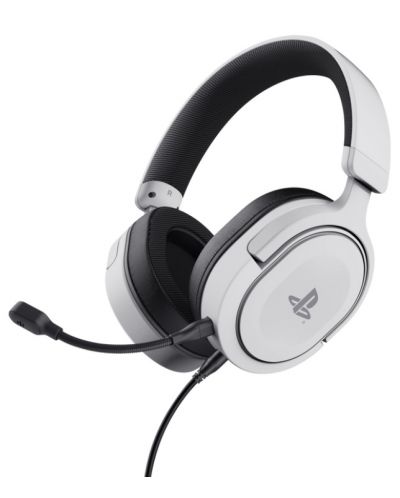 Ακουστικά gaming Trust - GXT 498W Forta, PS5, άσπρα  - 1