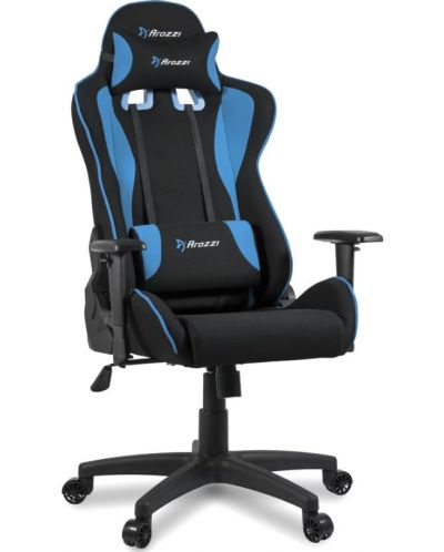 Καρέκλα gaming Arozzi - Mezzo V2 Fabric, μπλε - 3