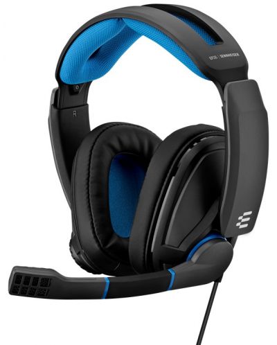 Ακουστικά gaming EPOS - GSP 300, μαύρο/μπλε - 1