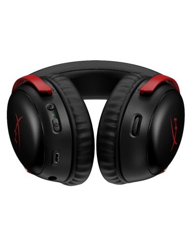 Ακουστικά gaming HyperX - Cloud III, PC/PS5/PS4/Switch, ασύρματα, μαύρο/κόκκινο - 6