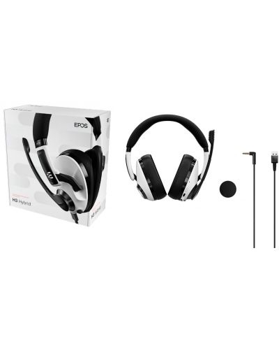 Ακουστικά gaming EPOS - H3 Hybrid, λευκό/μαύρο - 6