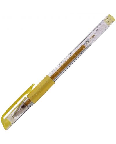 Στυλό gel 700GG glitter 0,7 mm, κίτρινο - 1