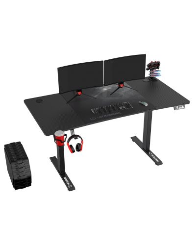 Γραφείο gaming Ultradesk - Level V2, μαύρο - 6