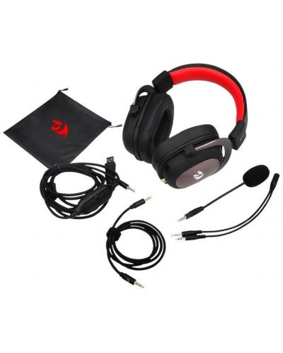 Gaming ακουστικά Redragon - Zeus 2, H510-1-BK, μαύρα - 4
