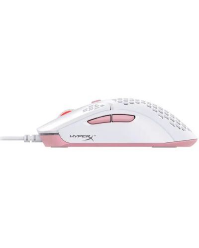 Gaming ποντίκι HyperX - Pulsefire Haste, οπτικό, άσπρο/ροζ - 3