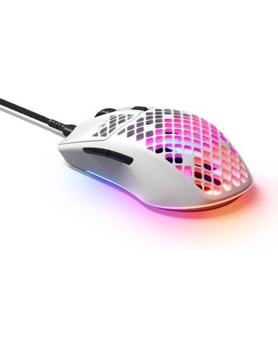 Gaming ποντίκι SteelSeries - Aerox 3 (2022), ασύρματο, άσπρο - 3