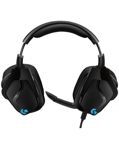 Ακουστικά Gaming με μικρόφωνο Logitech - G635, 7.1 Lightsync, μαύρα - 12