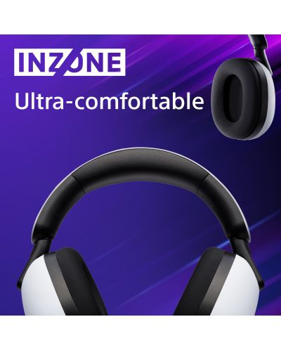 Gaming ακουστικά Sony - Inzone H7, PS5, ασύρματα, λευκά - 5