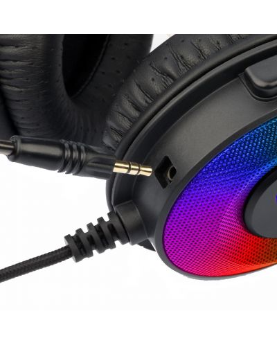 Gaming ακουστικά με μικρόφωνο Redragon - Pandora H350RGB, μαύρα - 4