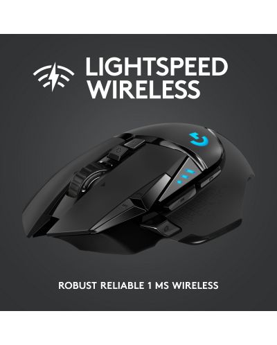 Gaming ποντίκι Logitech - G502 LightSpeed, ασύρματο, μαύρο - 3