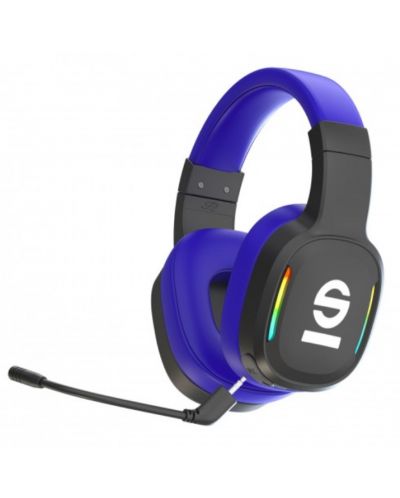 Ακουστικά gaming Sparco - RACE, ασύρματα, μπλε - 1